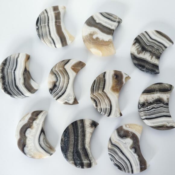 Coffee Calcite Heart Crystal Carving Grounding Crystals - Picture 4 of 10